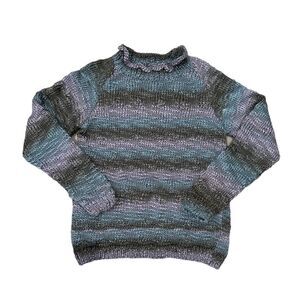 Vintage 90’s Y2k Striped Sweater Small